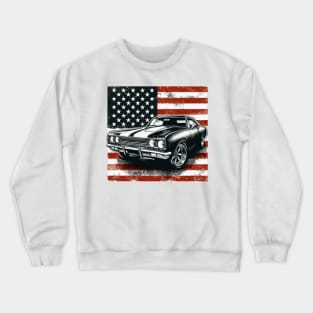 Muscle American Car Crewneck Sweatshirt